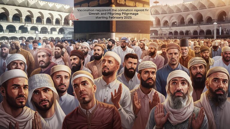starting february 2025, a new health mandate requires all pilgrims to receive vaccinations before participating in umrah and other pilgrimage activities. stay informed about the necessary vaccinations and guidelines to ensure a safe and compliant spiritual journey.