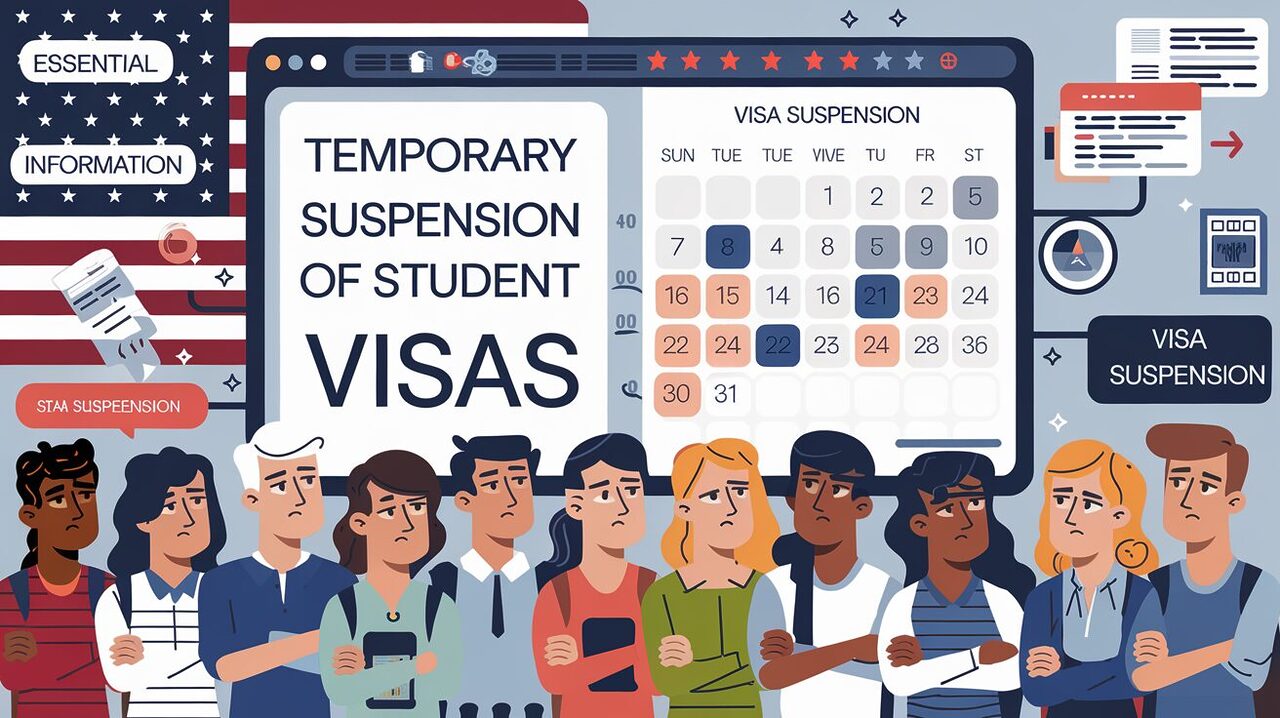 explore the crucial details surrounding the temporary suspension of student visas in the united states. this comprehensive guide provides essential information that international students need to navigate the current situation effectively.