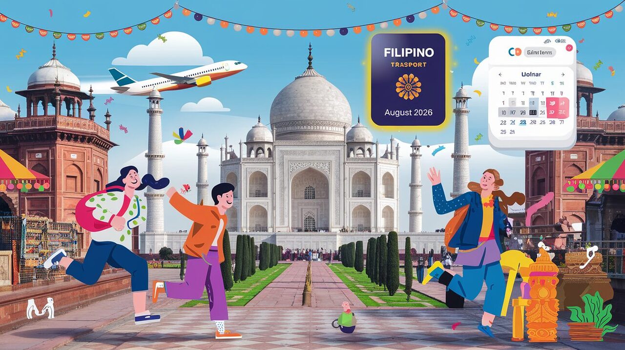 good news for filipino travelers! enjoy a complimentary indian e-visa for leisure or business trips to india, available until august 2026. plan your indian adventure now with this limited-time offer.